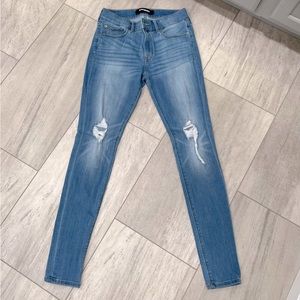 Mid Rise Express Skinny Jeans